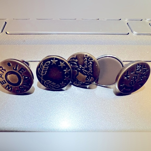 13 various jean denim buttons - Picture 10 of 11